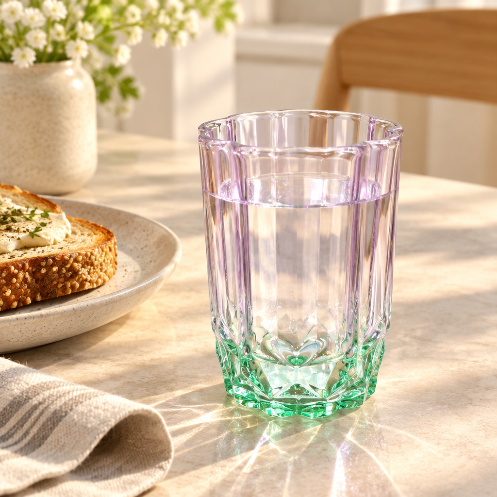 Fluted Glass Tumbler - 250ml