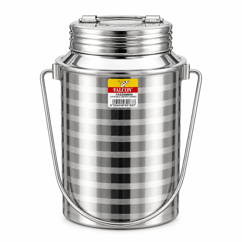 Falcon Stainless Steel Milk Can - 5.5 Litre