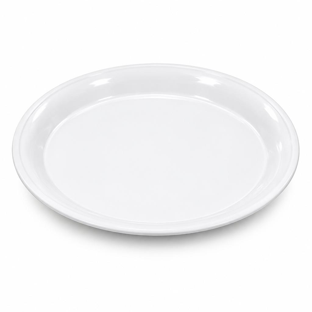Servewell Round Melamine Serving Tray - 14 Inch