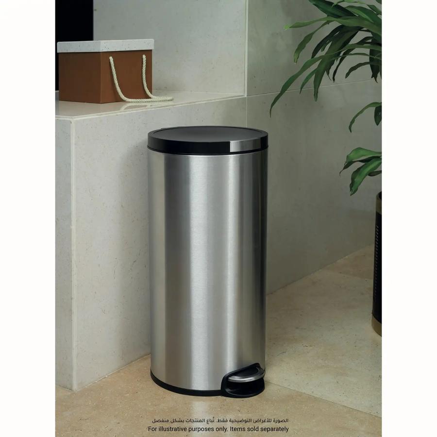 Eko Artistic Stainless Steel Step Bin, 30 L