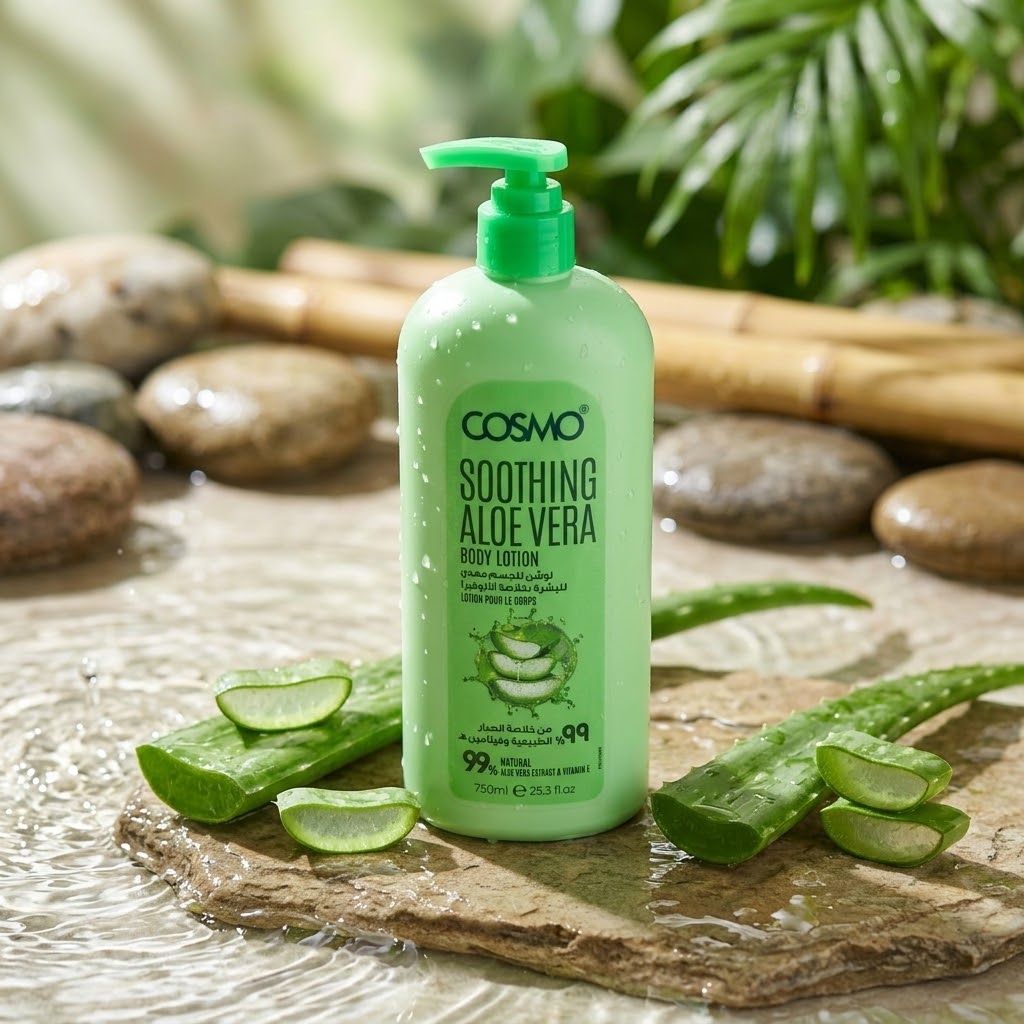 Cosmo Soothing Aloe Vera Body Lotion – 750 ml