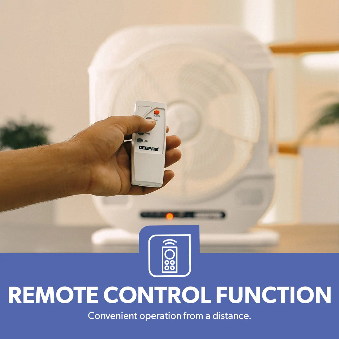 Geepas 12inch Rechargeable Fan with Remote Control GF21190