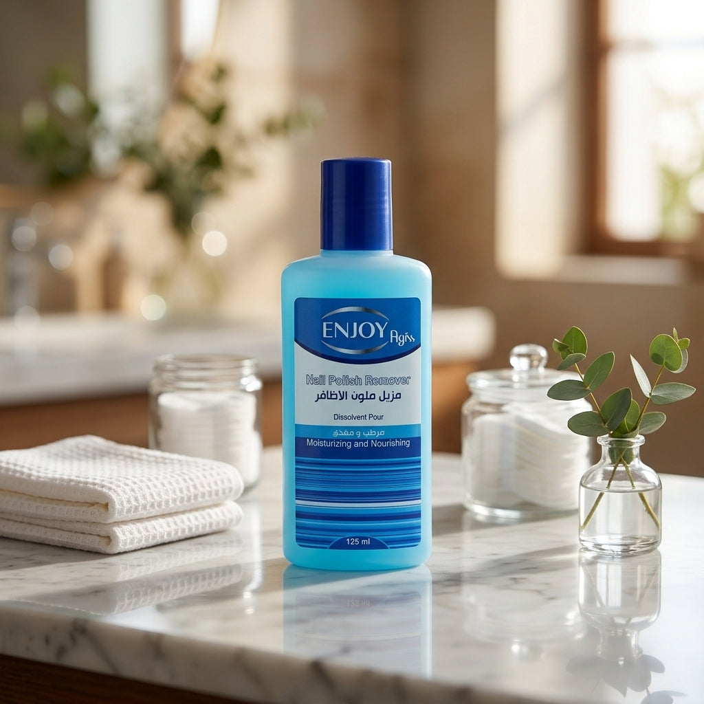 Enjoy Nail Polish Remover – Moisturizing and Nourishing, 125 ml