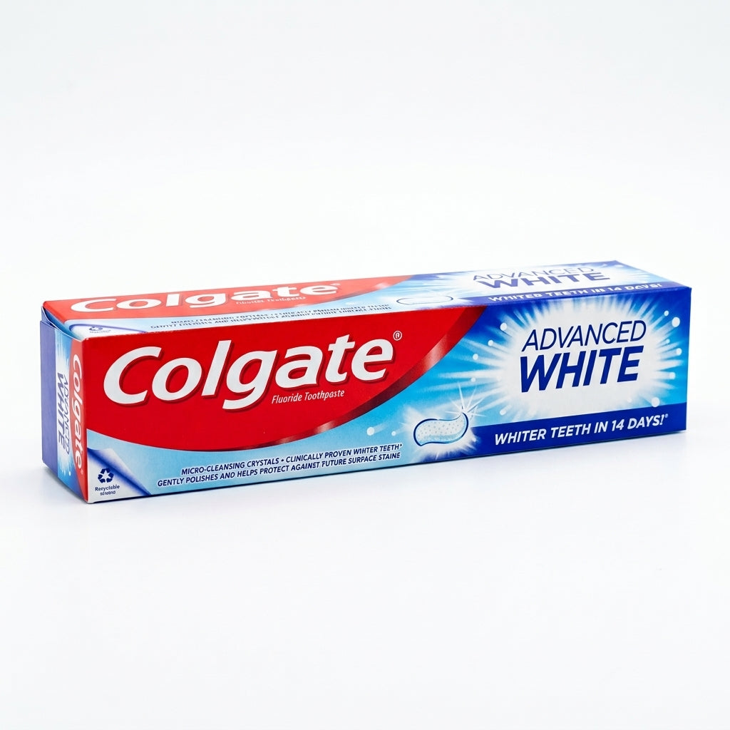 Colgate Advanced White Fluoride Toothpaste, 125 ml