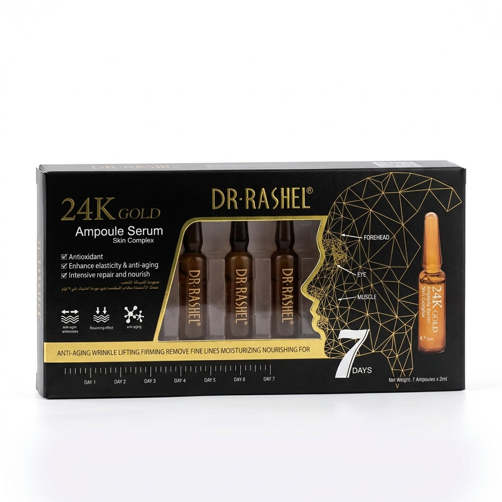Dr.Rashel 24K Gold Anti-aging Ampoule Serum 7X2ML