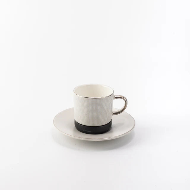 Otantik Sidrah - Espresso/Turkish Coffee Set (12-Pc) - Midnight Silver -115ml