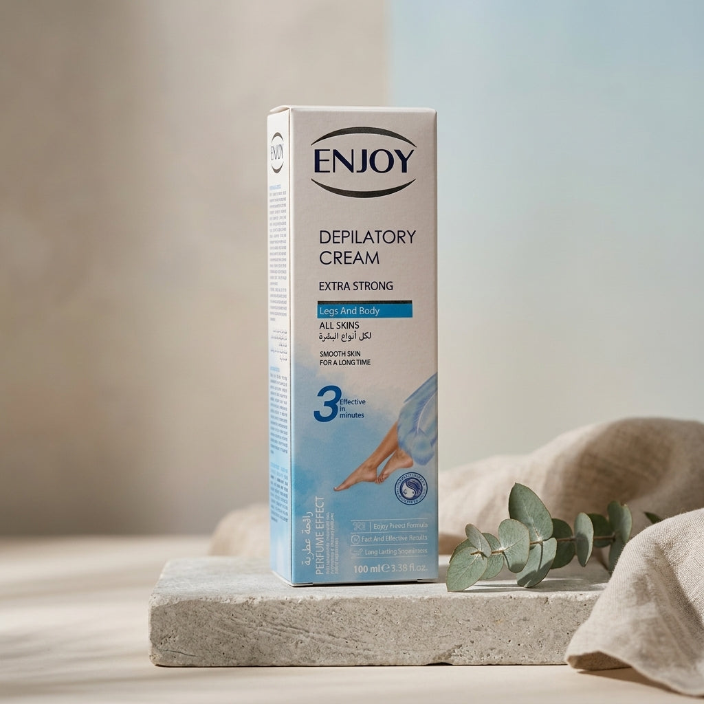 Enjoy Extra Strong Depilatory Cream for Legs & Body – 100 ml