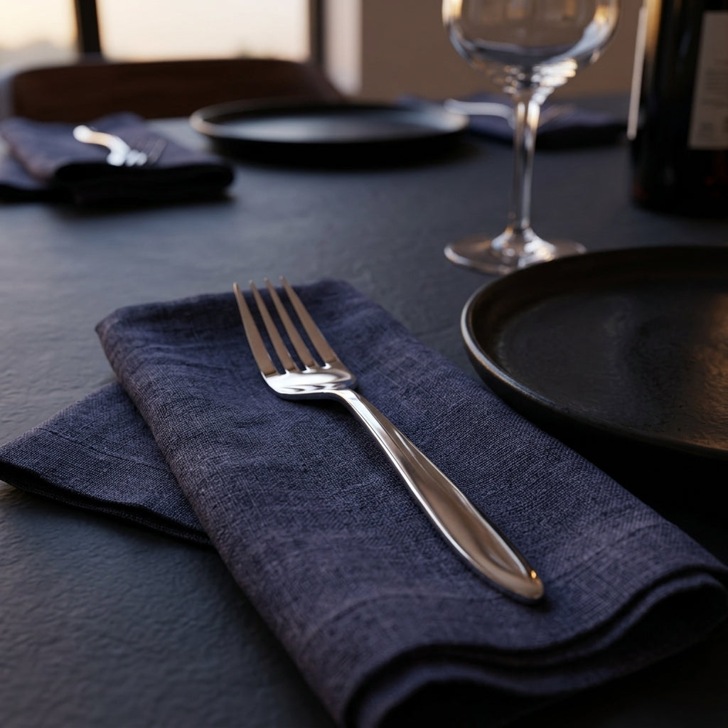 Stainless Steel Fork Set of 6 - 15cm Silver