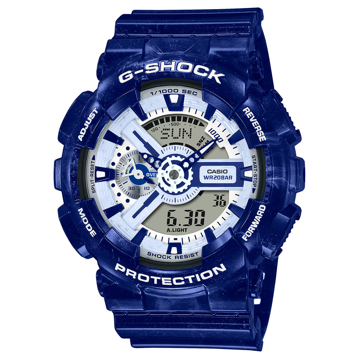 Casio G-Shock GA-110BWP-2A Porcelain Series Watch