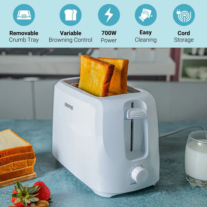 Geepas 2-Slice Bread Toaster GBT36515