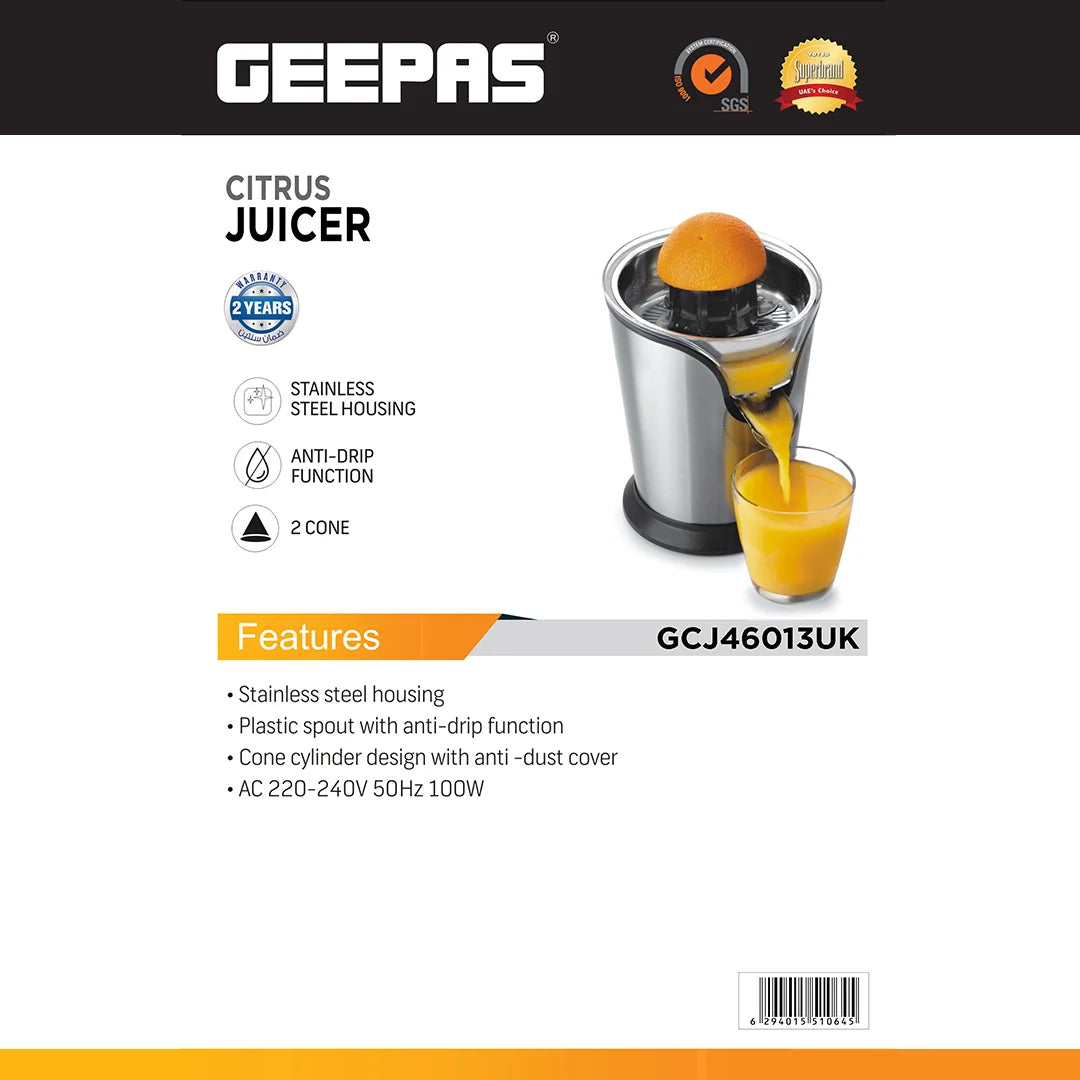Geepas Citrus Juicer GCJ46013UK