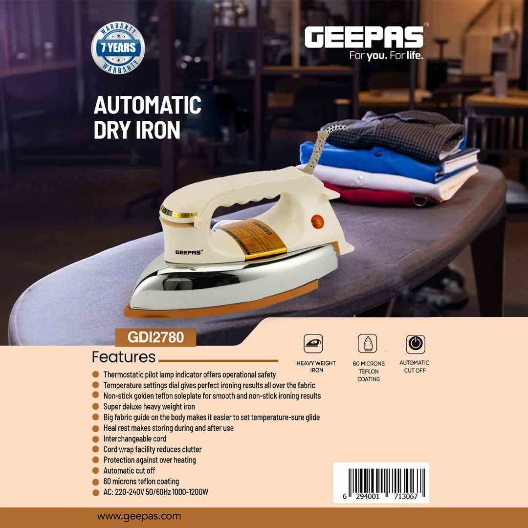 Geepas Automatic Dry Iron GDI2780