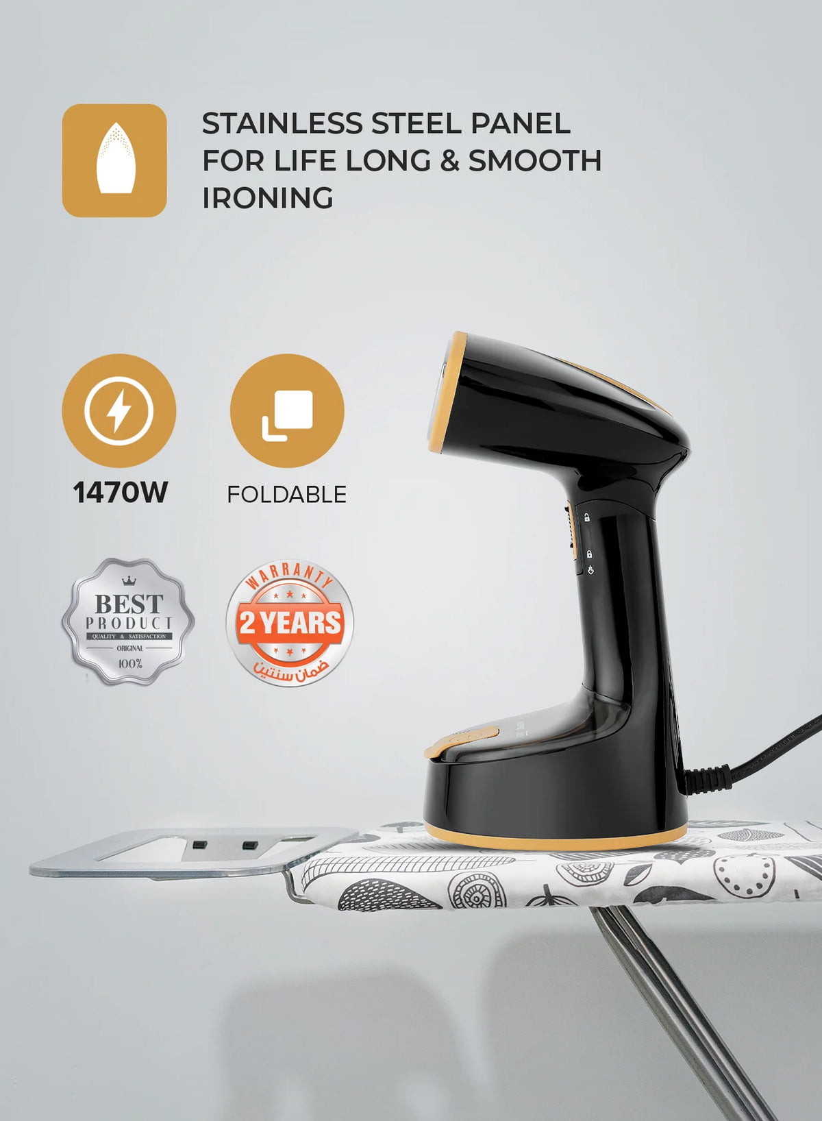 Geepas Handheld Garment Steamer GGS25034