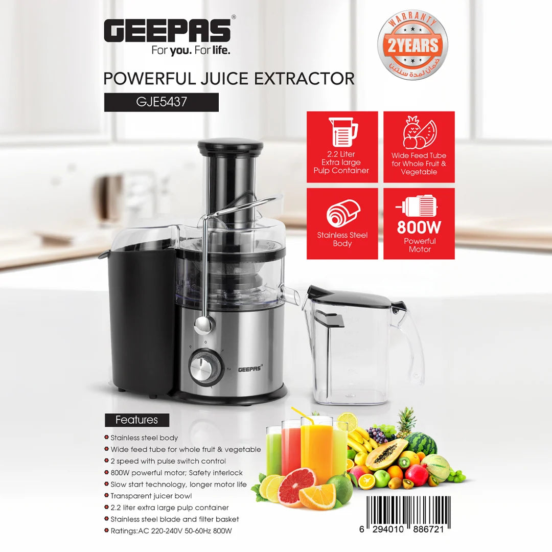 Geepas Juice Extractor GJE5437C