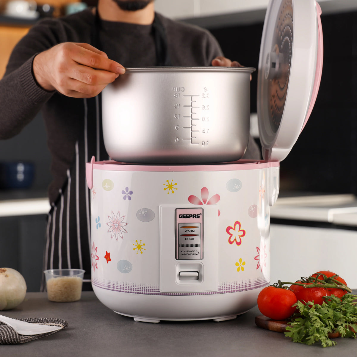 Geepas Automatic Rice Cooker GRC35023 3.2L