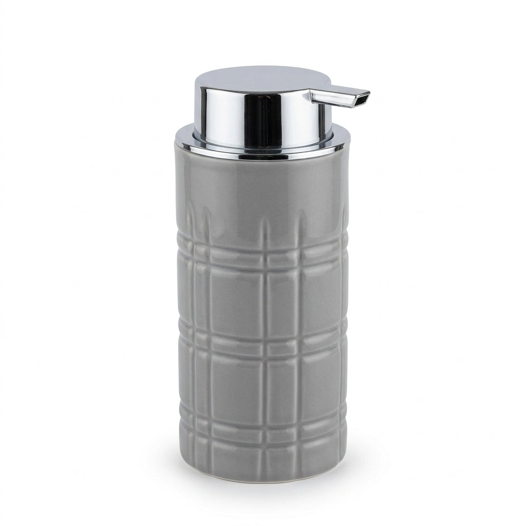 Plastic Soap Dispenser Gray, 400 ml