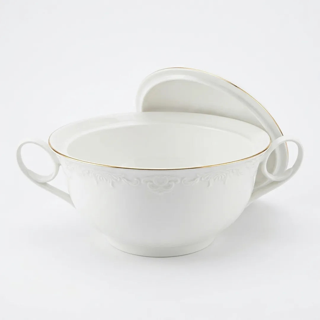 Luhpar Imperia Porcelain Soup Pot with Lid – 20cm