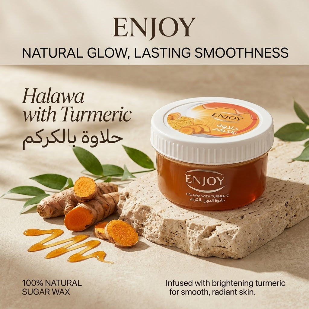 Enjoy Turmeric Hair Removal Wax – 400 g