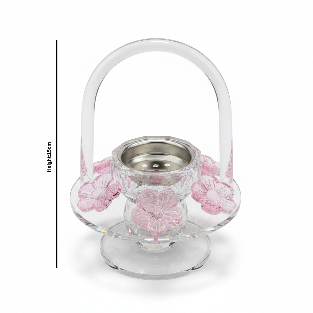 Glass Incense Burner - 15cm