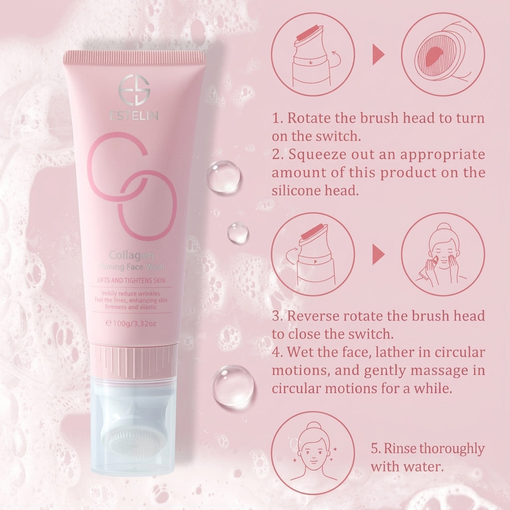 Estelin Skin Care Collagen Firming Face Wash 100g