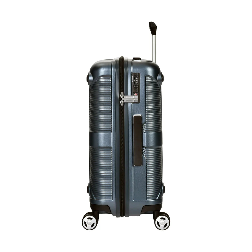 Eminent KJ97-20 Hard Case Cabin Suitcase Makrolon PC with TSA Lock & 360° Double Spinner Wheels – 20-Inch