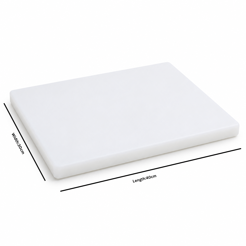 Kitchen Master Cutting Board White - 40×30×2cm