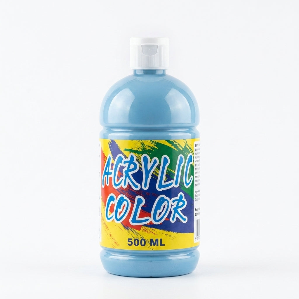 Basic Acrylic Color 500ml – Metallic Blue