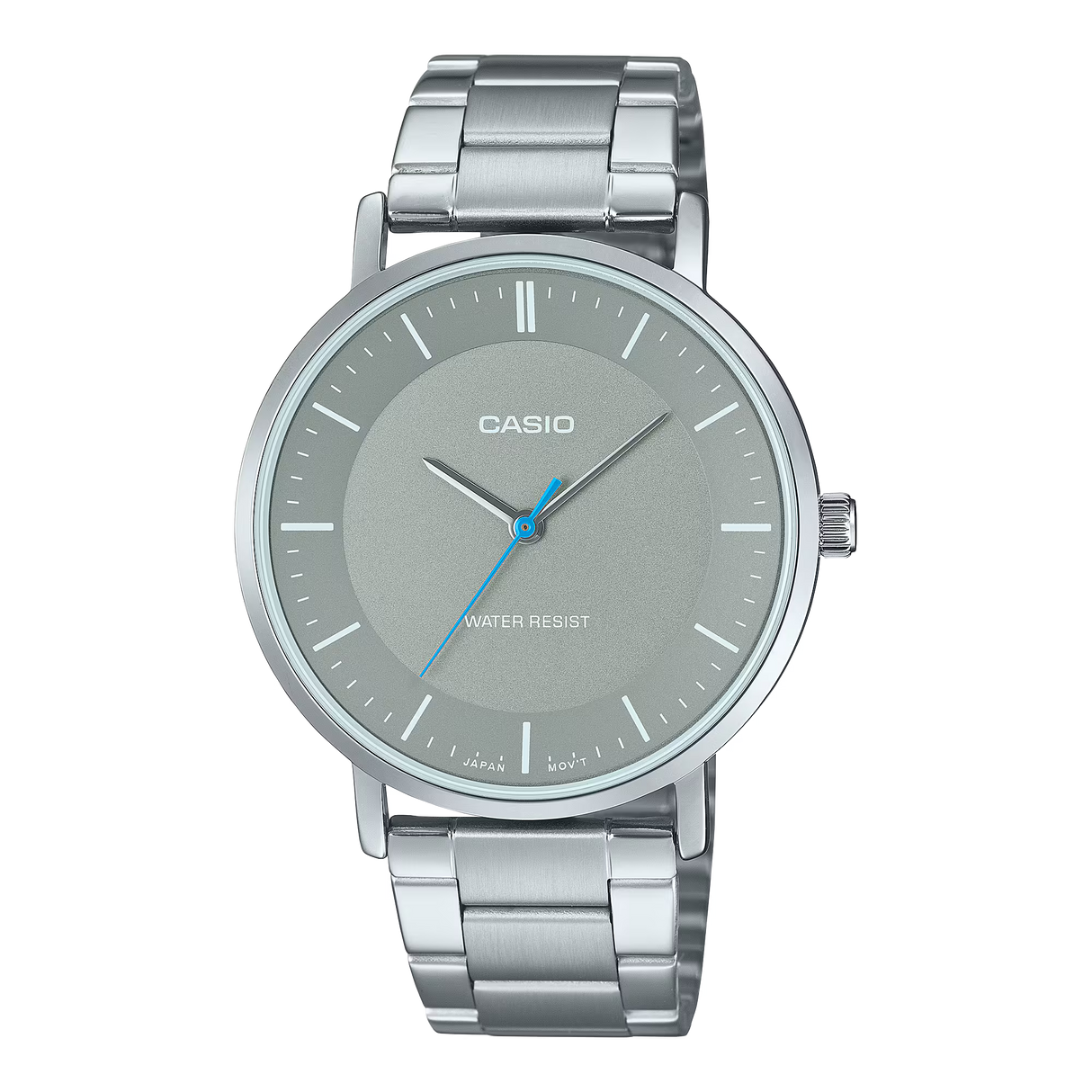 Casio Men's Analog Stainless Steel Band Watch MTP-VT04D-8E