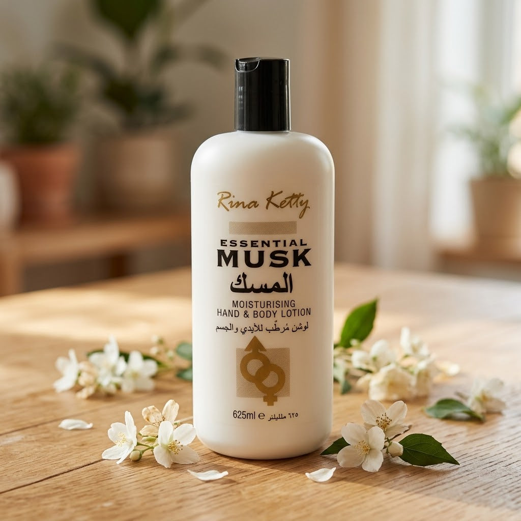 Rina Ketty Essential Musk Moisturising Hand & Body Lotion – 625 ml