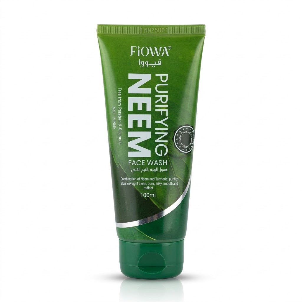 Fiowa Purifying Neem Face Wash – 100 ml