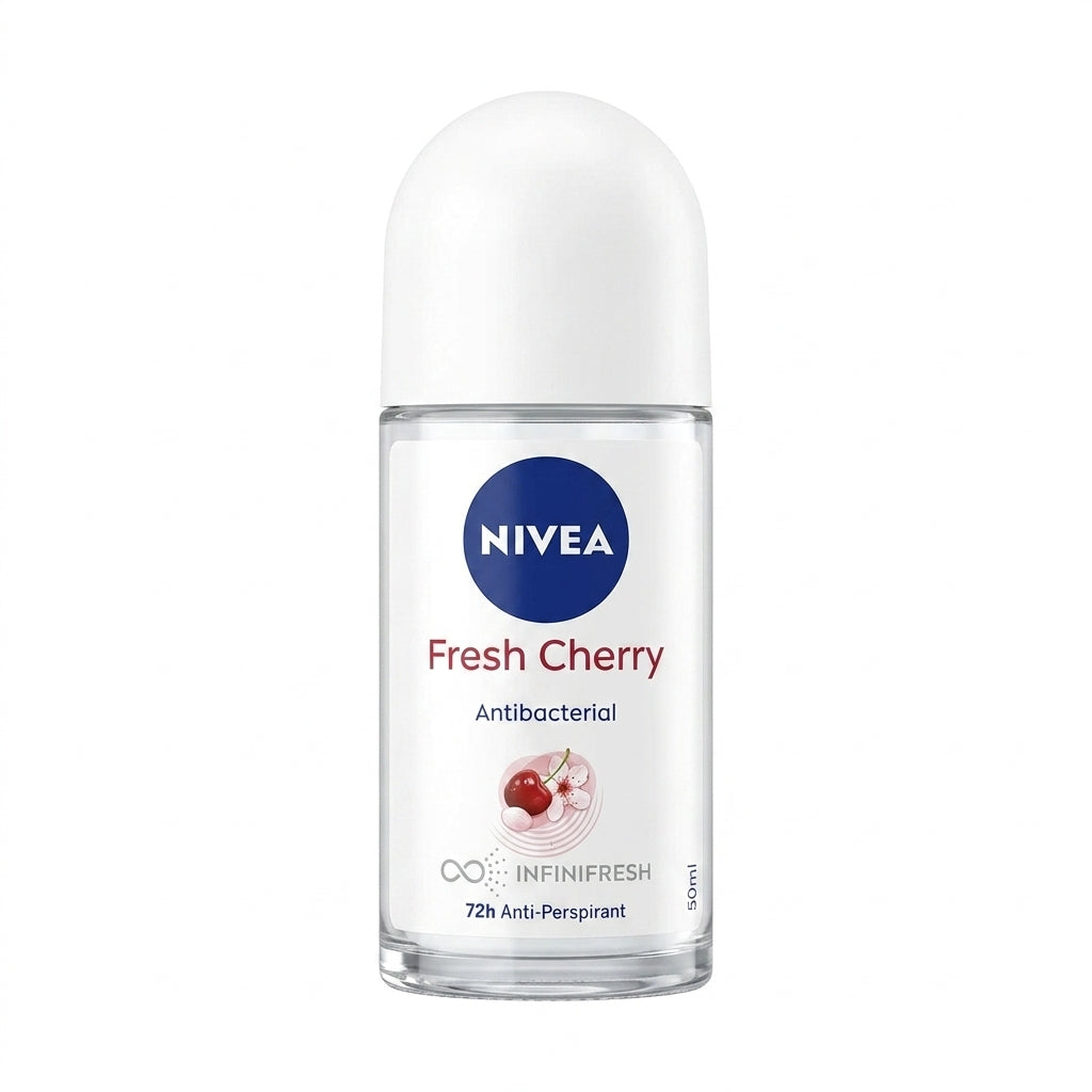 Nivea Fresh Cherry Antibacterial 72H Anti-Perspirant Roll-On 50ml