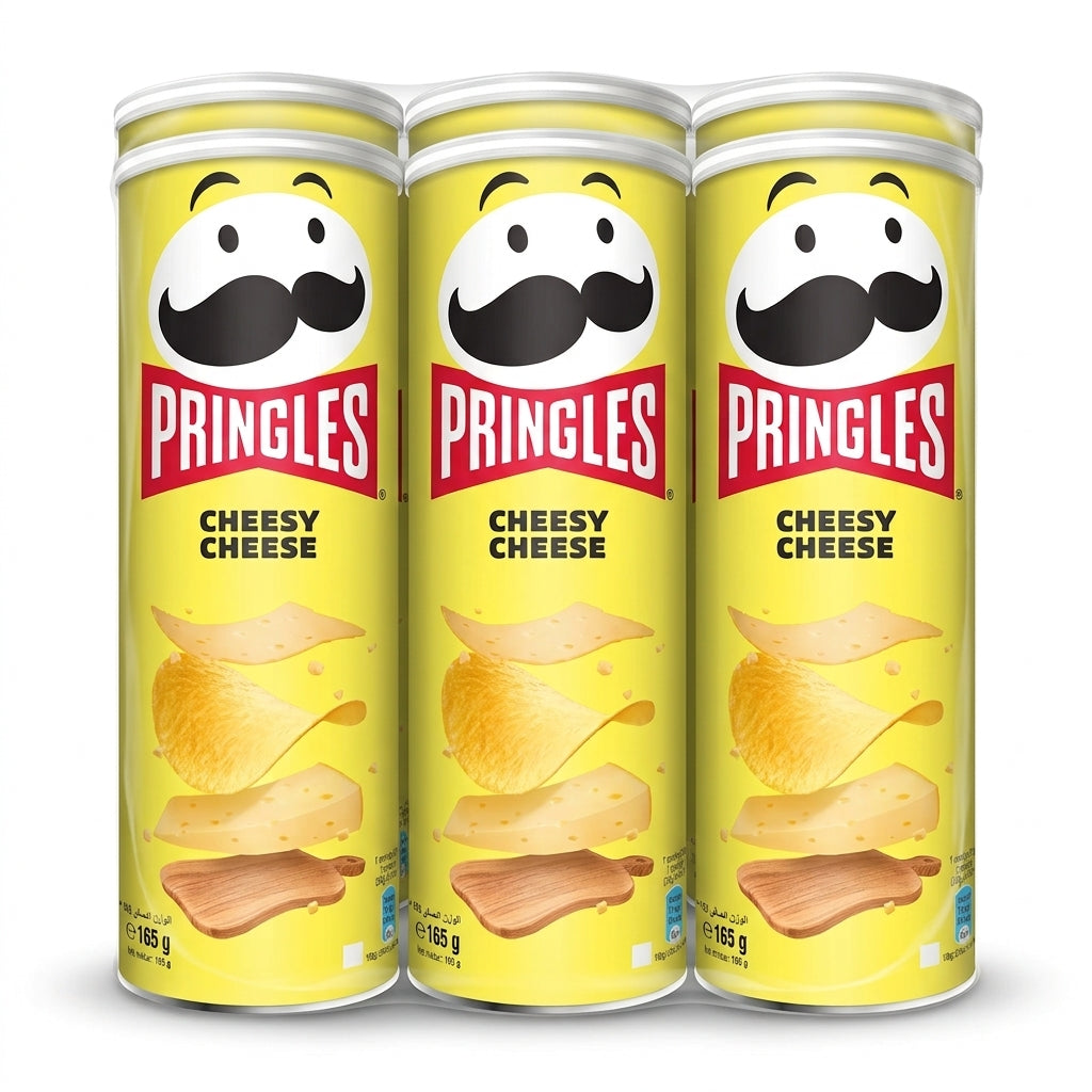Pringles Cheesy Cheese Flavour - Potato Chips - 165gm