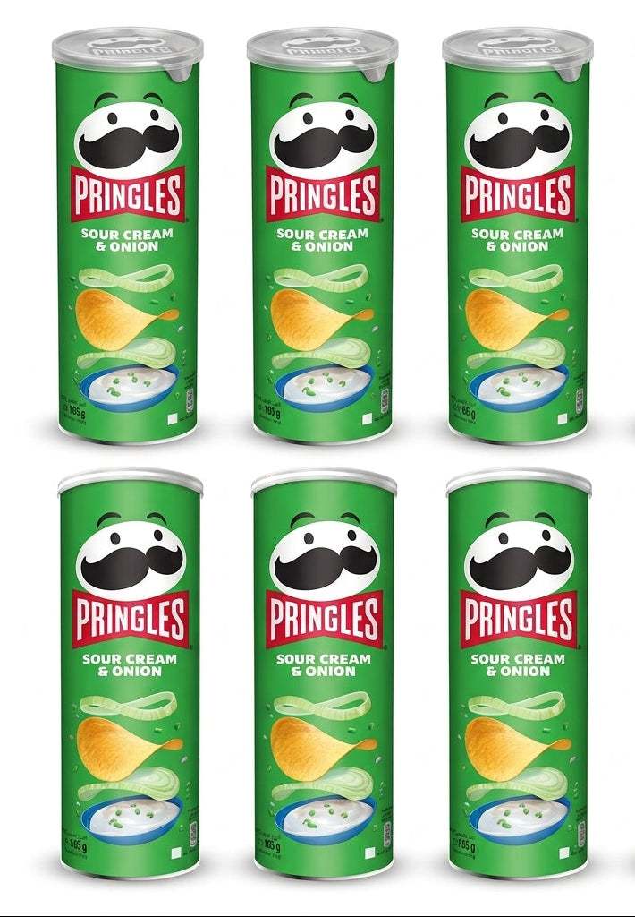 Pringles Sour Cream & Onion Flavour - Potato Chips - 165gm