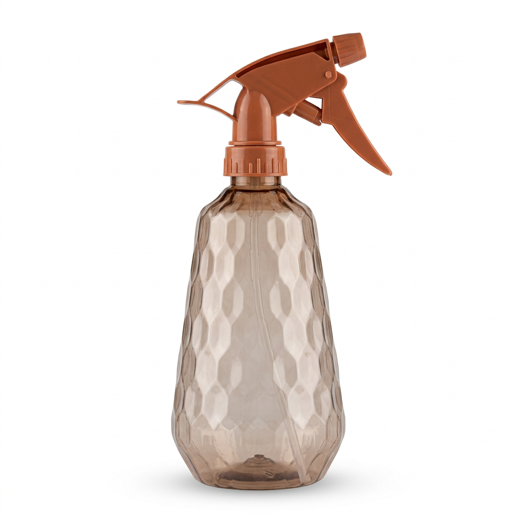 Plastic Trigger Spray Bottle Smoky Brown - 500ml