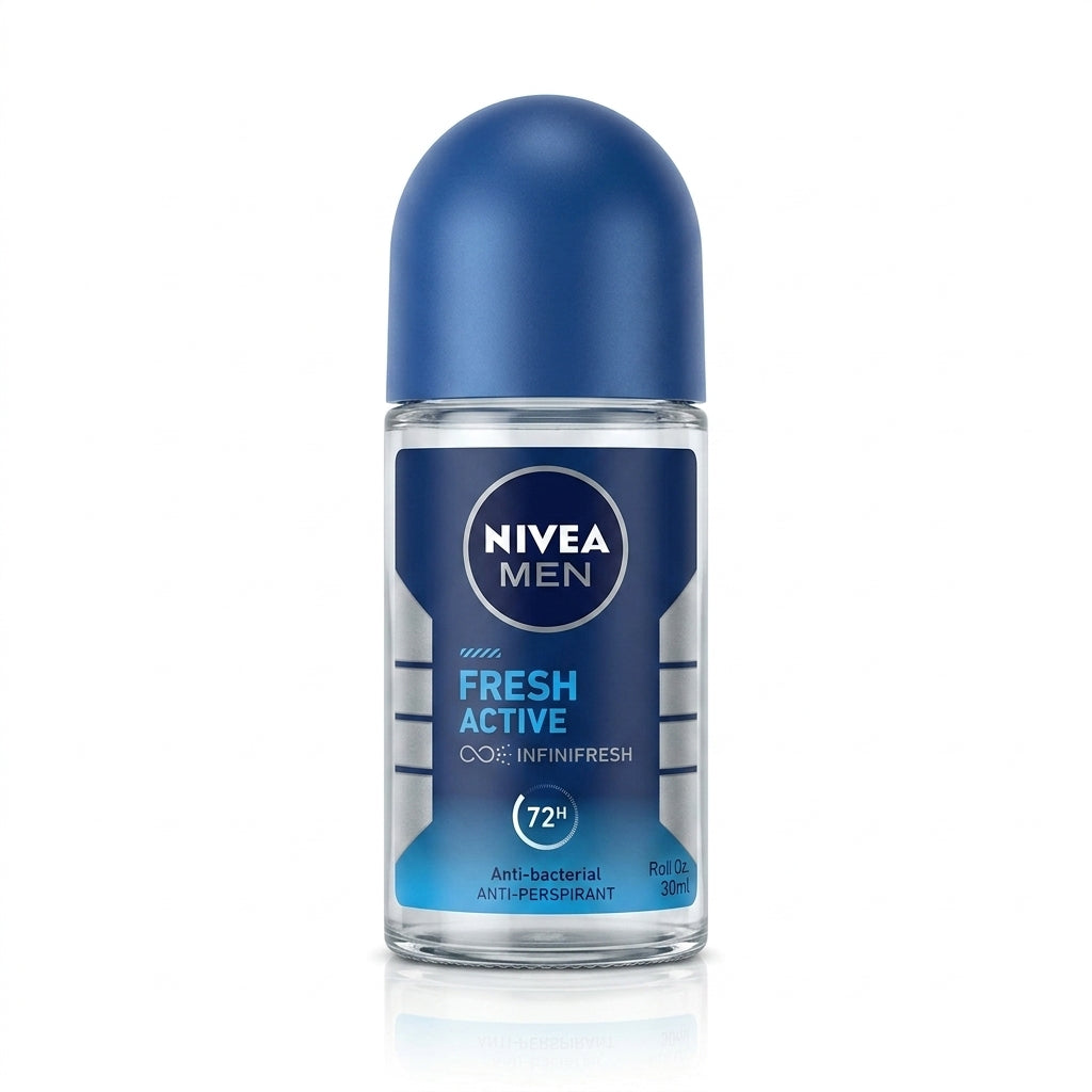 Nivea Men Fresh Active Infinifresh 72H Anti-Bacterial Anti-Perspirant Roll-On – 50ml