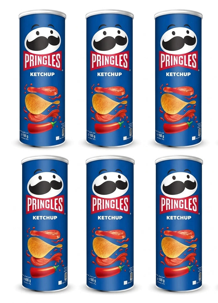 Pringles Ketchup Flavour - Potato Chips - 165gm