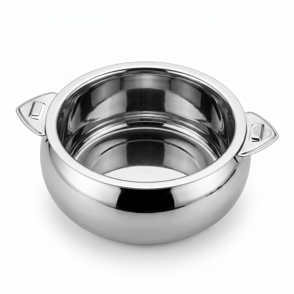 Pradeep Sara Stainless Steel Hotpot 2 Litres – Gold Design