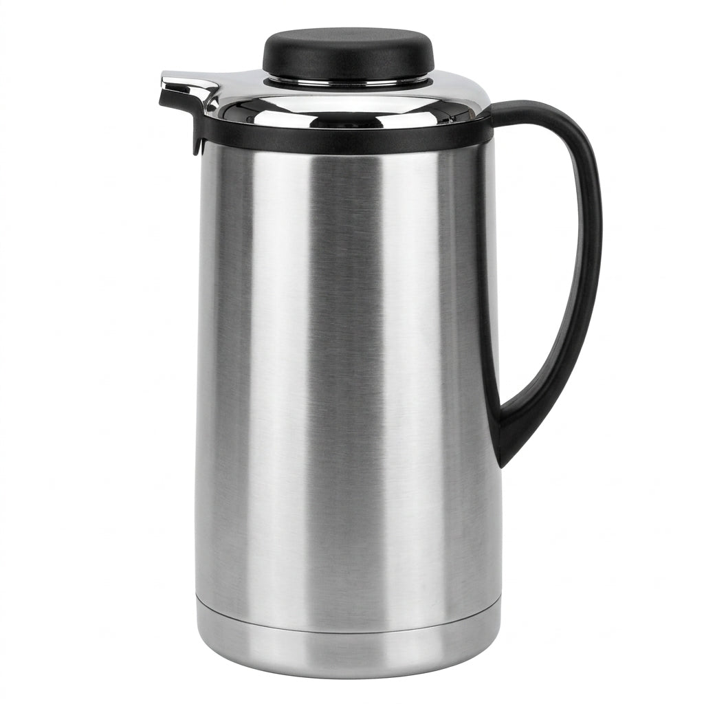 Royalford Stainless Steel Vacuum Flask, 1.6 Litres, Silver and Black