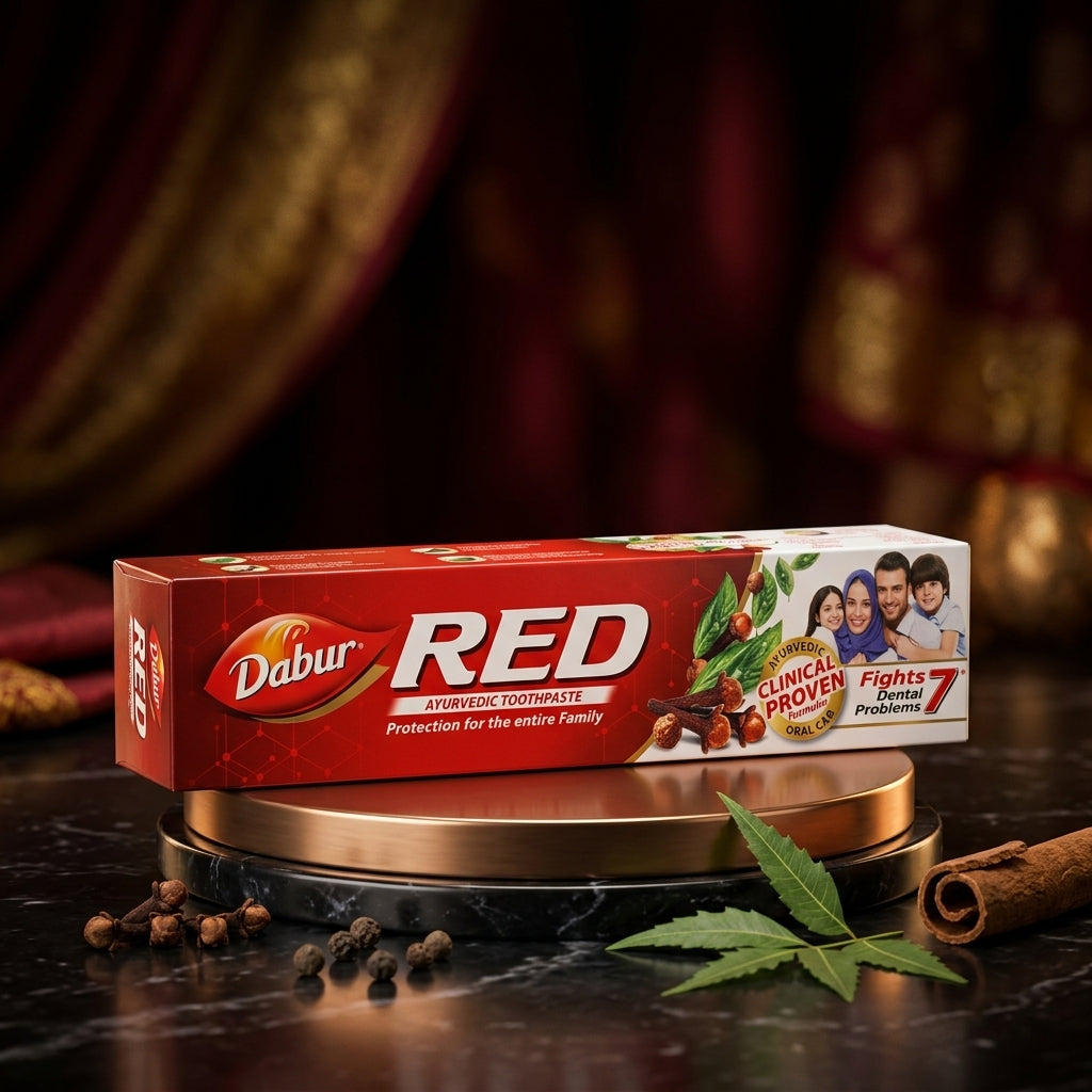 Dabur Red Ayurvedic Toothpaste, 200g × 2