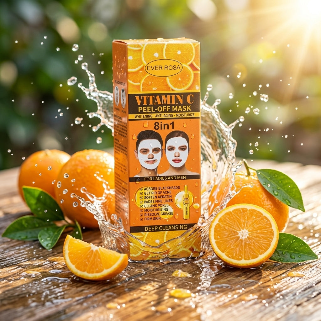 Ever Rosa Vitamin C 8-in-1 Peel-Off Face Mask – 130 ml