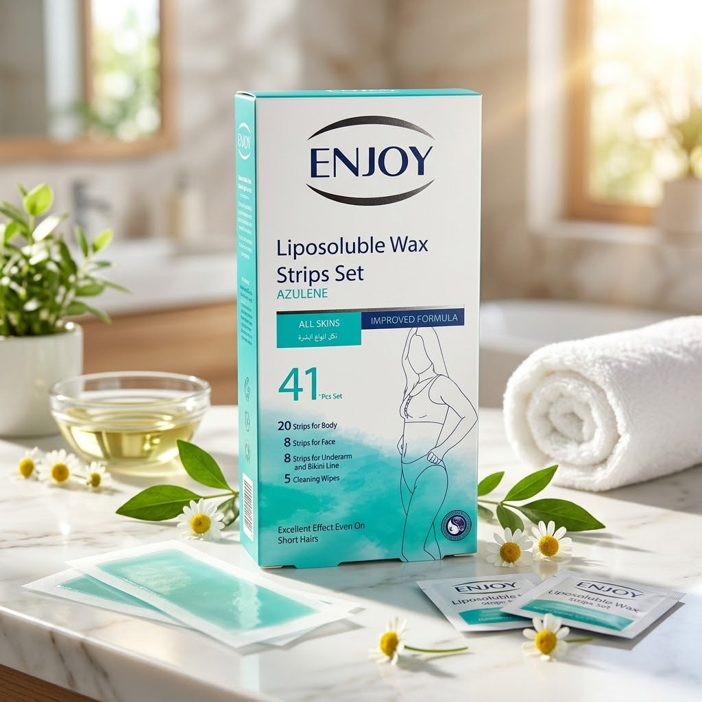Enjoy Azulene Liposoluble Wax Strips Set – 41 Pieces