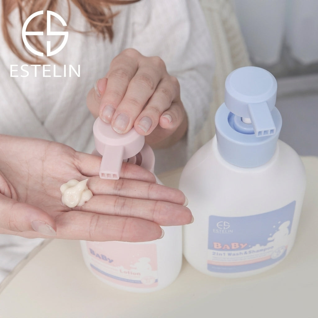 Estelin Baby Care 2-in-1 Wash & Shampoo – Tear-Free Formula 300ml