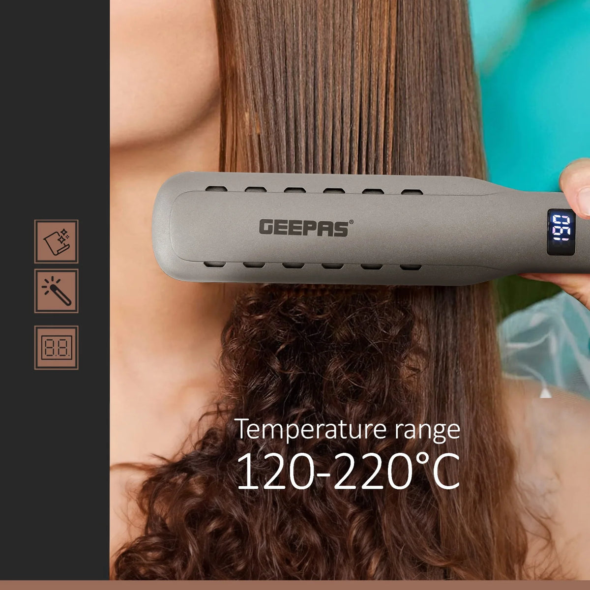 Geepas Easy-Style Hair Straightener GHS86050