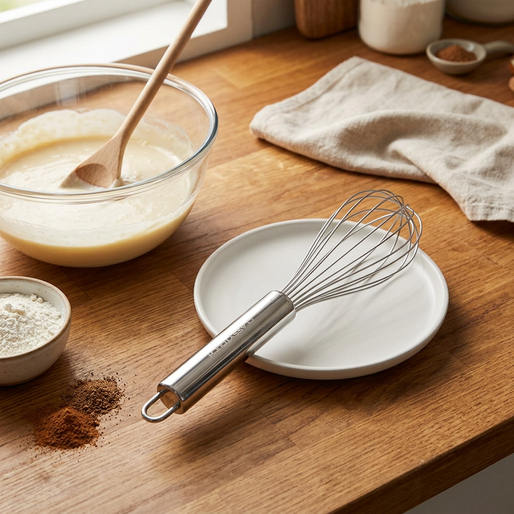 ClassyTouch Metal Balloon Whisk Silver - 25cm