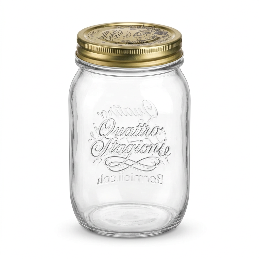 Bormioli Rocco Glass Storage Jar - 1 Litre
