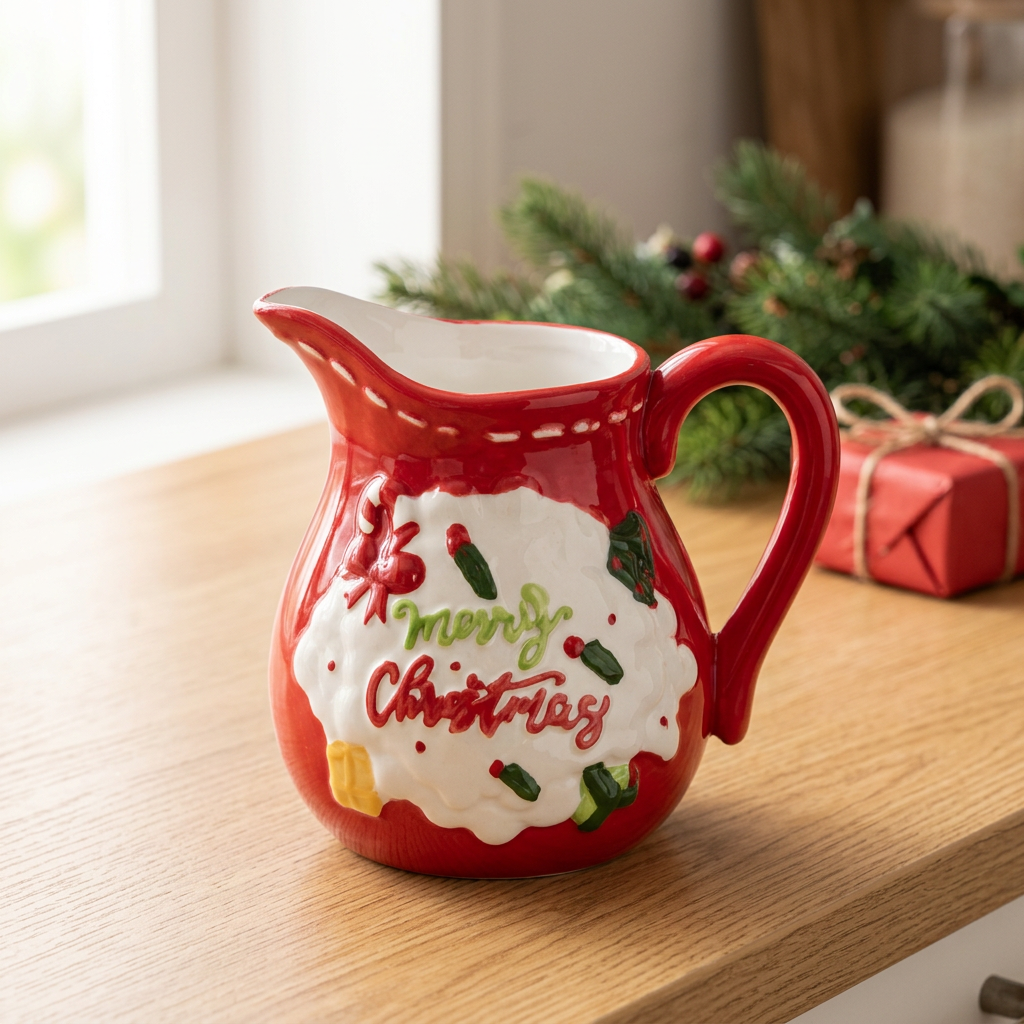 Ceramic Christmas Jug - 500ml