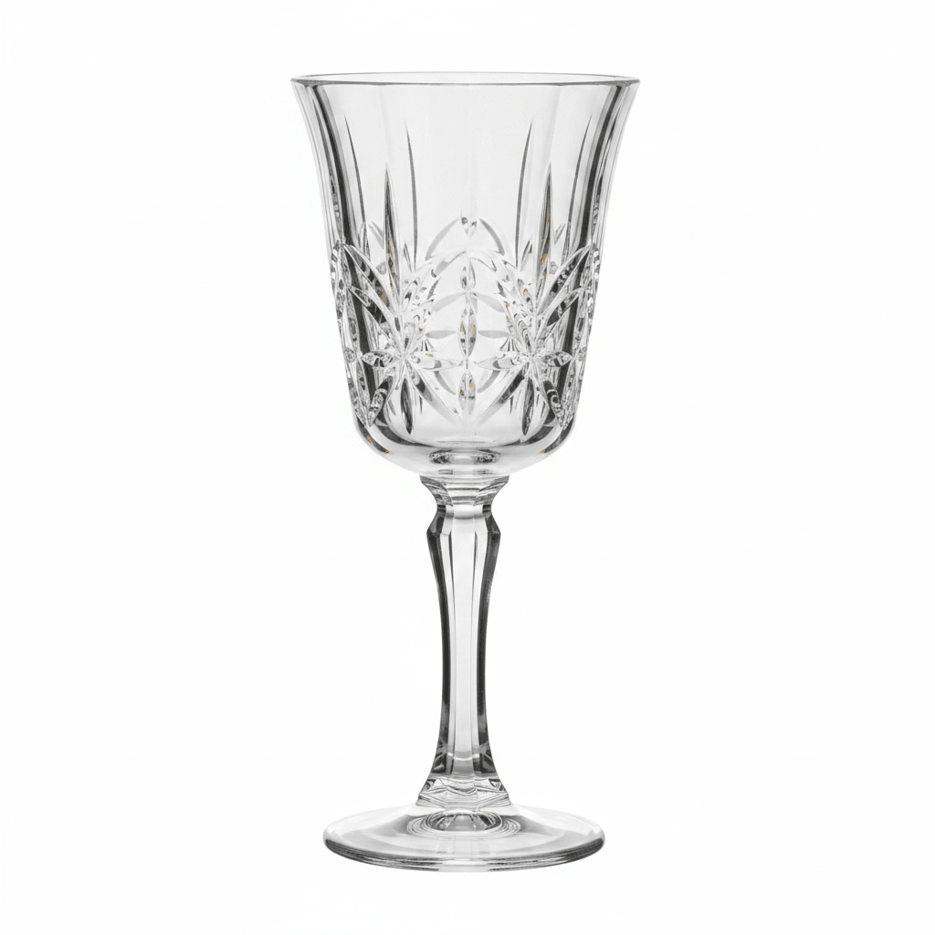 Acrylic Crystal - Cut Footed Stem Glass 250ml — Elegant Dining & Gifting - Al Kabayel Discount CentreAcrylic Crystal - Cut Footed Stem Glass 250ml — Elegant Dining & GiftingTumblersAKDCAl Kabayel Discount Centre