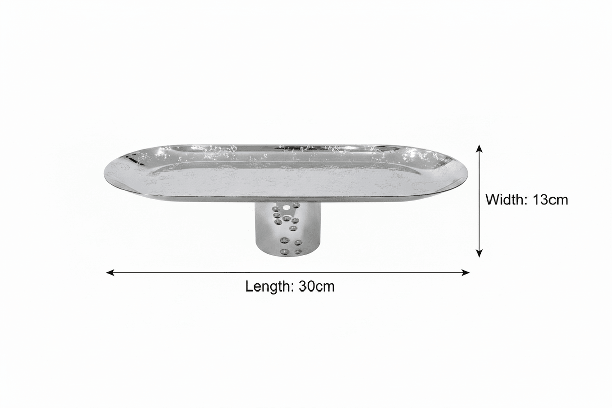 Acrylic Footed Silver Metal Candy Tray - 30×13cm - Al Kabayel Discount CentreAcrylic Footed Silver Metal Candy Tray - 30×13cmServing TraysAKDCAl Kabayel Discount Centre