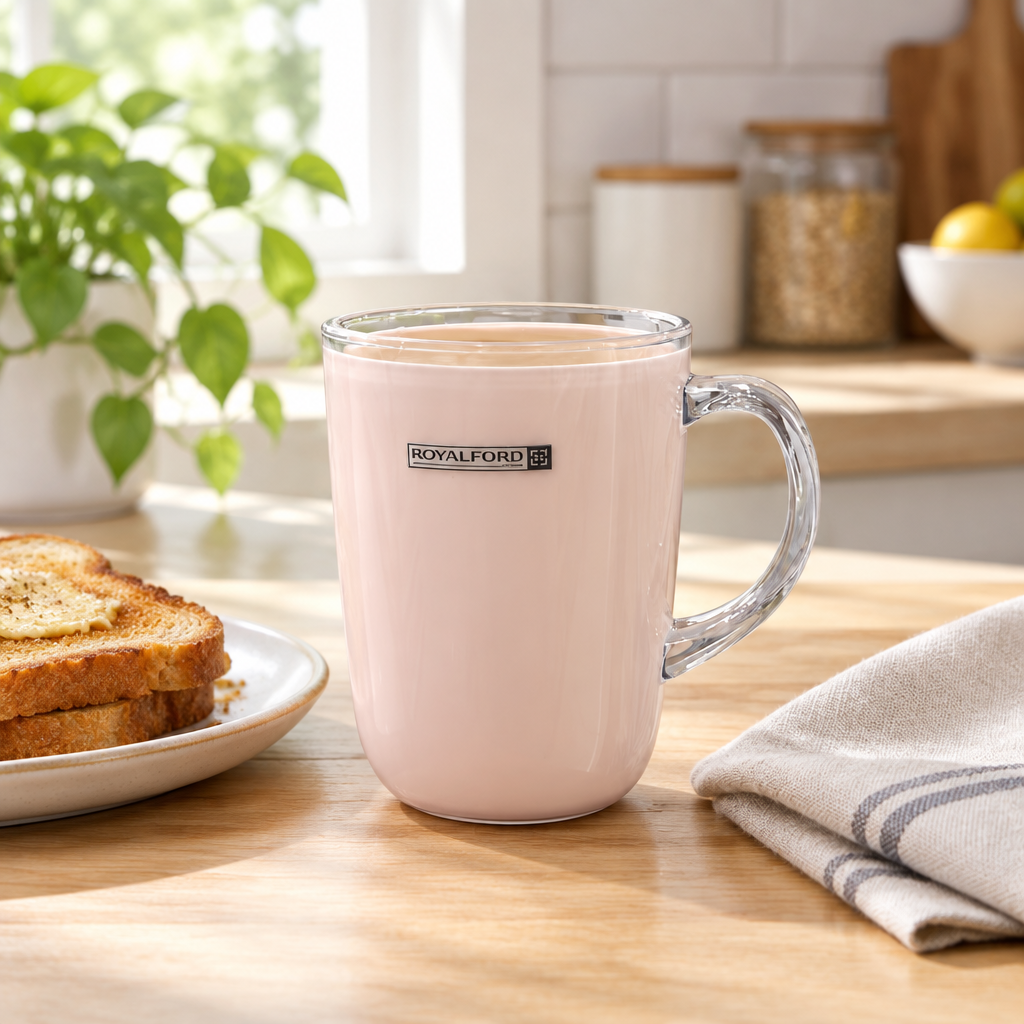 Royalford Melamine Mug Pink - 300ml