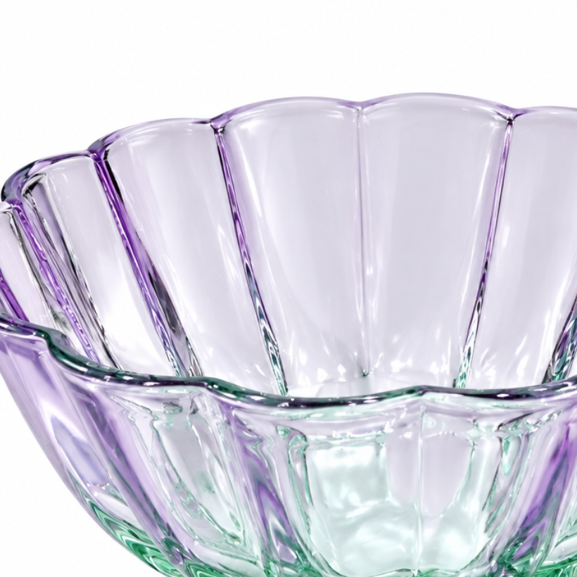 Fluted Glass Bowl - 15cm